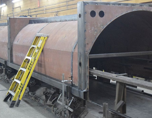 Trailer Being Finished